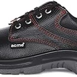 Eris Safety Shoe S.T. PU Double Density - Low Ankle - Black Barton Buff Leather-image-36