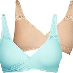 Organic Cotton Bamboo Nursing Bra for Women I Overlap Feeding Bra with High Coverage and Wire-Free Design I Sleep Maternity Wear Without Padding (Combo Pack)-picture-26