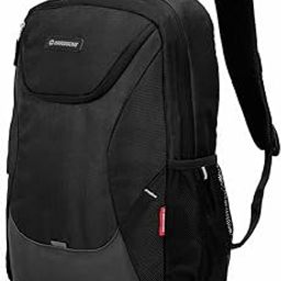 Hornet 17L Computer Laptop Backpack for Men & Women 15.6 Inches | PU Fabric Bag For Office & Travel with Adjustable & Padded Backstraps, Ventilated Back Panel & Trolley Sleeve-picture-7