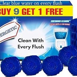 BEYOND BASIC Flush Toilet Bowl Cleaner Tablets Bathroom Toilet Tank Cleaner PACK OF 10-image-5