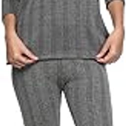 Wonder Women's Luxury Merino Wool Thermals Combo Pack, Set of 2: Inner Thermal Wear Top for Ultimate Warmth & Comfort + Perfect for Winter Leggings-38