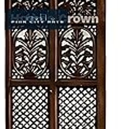PINK CITY ARTS Mango Wooden Room Partition Wooden Room Divider for Living Room Wall Separator Panel Office Partitions and Dividers (1 Panel 19 Inches)-image-92