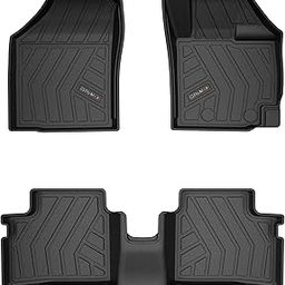 Q Po Dzire (MAX) May17-Till Date TPE Car Floor Mat |Anti Slip All Weather Mats for Dzire (Black)-13