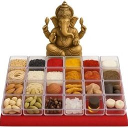 Shree Ganeshji Pooja Samagri Kit | 21+ Items for Ganpati Poojan & Festivals | Easy & Ready-to-Use |-image-56