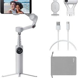 Insta360 Flow 2 Plus AI Tracker Bundle Grey - Foldable Phone Gimbal, AI Tracking with Any App, Multi-Person Tracking, Built-in Tripod, Remote Control, iPhone/Android Stabilizer, Travel & Vlog-image-26