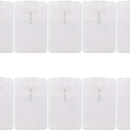 Hunky Dory 12pcs 20ml Pocket Spray Bottle Refillable Bottle Sanitizer, Perfume, Attar, Lotion, Moisture (Pack of 12) (Transparent)-image-2