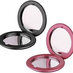 VEGA Compact Mirror In Plastic Case, Pink/Black (Pack of 2)-11