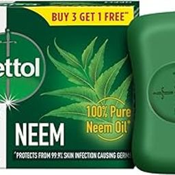 Dettol Neem Bathing Soap Bar With Pure Neem Oil, 75G (Buy 3 Get 1 Free), Combo Offer On Bath Soap-31