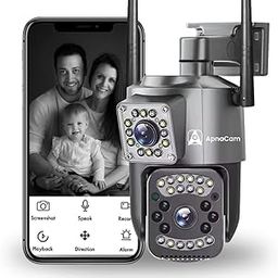 ApnaCam 4G/5G SIM 5+5MP Dual Lens/Screen Pan & Tilt Zoom CCTV Outdoor Camera, Weatherproof(IP66), 2 Way Talk, Motion Detect, Supports SD Card Up to 256 GB,(AC_4G_DL_CAM)-image-9
