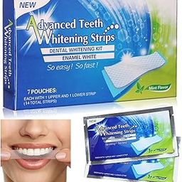 Dorakitten 14PCS Teeth Whitening Strip Portable Creative Dental Whitening Strip Teeth White Strips Dental Whitening Strips-image-16