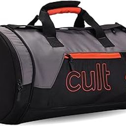 35 Litre Gym/Duffle Bag for Men & Women | Duffle Bag with Shoe Compartment & Shoulder Strap | Comfortable Handle | Grey-image-68