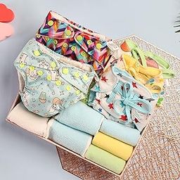 SuperBottoms Gift Combo Pack: 2 Freesize UNO, 3 Dry Feel Langot, 1 Booster Pad, 3 Easy Clean Top Sheets | 1-Year-Old Baby Birthday Gift for Girls & Boys | Pack of 11 Items-29