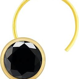 by GEHLOT String RoundCup Shape Diamond | Pure Gold | Taar Nose Pins Studs For Women And Girl-image-90