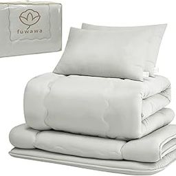 fuwawa Comforter Set, Polyester, Gray, ダブル（5点セット）-24