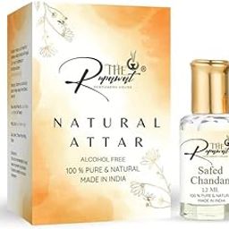 THE RUPAWAT Perfumery House - Attar for Men and Women (Safed Chandan) Perfume/Ittar/itr/Pure & Natural Alcohol Free Long Lasting Fragrance (12 ml)-image-85