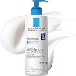 La Roche-Posay Lipikar Balm AP+ Body Cream for Extra Dry Skin Intense Repair Moisturizing Cream with Shea Butter and Glycerin, 13.52 Fl. Oz.-46