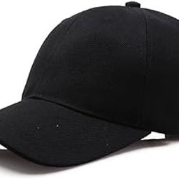 Cotton Baseball Caps For Men | Baseball Caps For Women | Plain Black Baseball Cap For Men Original For Hunting, Fishing, Outdoor Activities Freesize-image-44