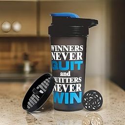 COOL INDIANS Stylish Gym Shaker for Protein Shake Leakproof Shaker for Protein, Preworkout and Bcaa Shake, Protein Shaker for Gym | Gym Shaker for Men and Women BPA-Free Material - 700 Ml (Blue)-image-89