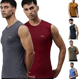 Men's Cotton Modern Fit Vest (Pack of 6) (Prints May Vary)-image-29