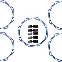 MERISHOPP® 5X Agility Rings Speed Rings for Indoor or Outdoor Use Practice Games Hockey Blue|Sporting Goods | Team Sports | Soccer | Training Aids-picture-24