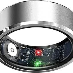 Smart Ring Health Tracker, Sleep Tracker Rings with Heart Rate, Waterproof Fitness Ring for Activity Monitoring/Steps/Distance/Calories,Air Gestures,Up to 7-Day Battery,for iOS Android(Light-picture-29