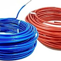 Aloud Creations PVC Coated Heavy Duty GI Wire Rope for Drying Clothes/Clothesline, Length 15 Meter (50 Feet), Multicolour – Pack of 2-10