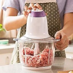 STHITI Electric Meat Grinders with Bowl for Kitchen Food Chopper Meat Vegetables Onion Slicer Dicer Fruit and Nuts Processors Juicer Mixer Blender-image-66