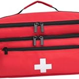 CALANDIS First Aid Bag Multifunctional Emergency Supplies Pouch for Travel Office Car Red | Kits & Bags | First Aid | Health Care-image-34