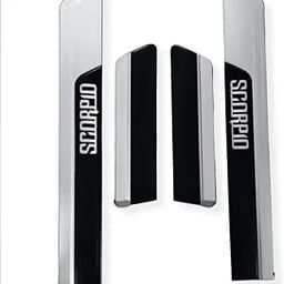 AUTOXYGEN Side Door Cladding Beading Black and Silver Accessories for Scorpio-image-63