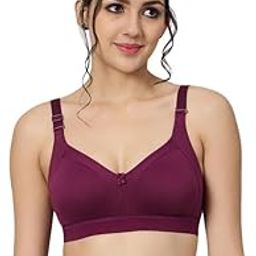 Cotton Blend Material Full Coverage Bra with Wirefree Support Multiway Straps Full Coverage Bra-image-76