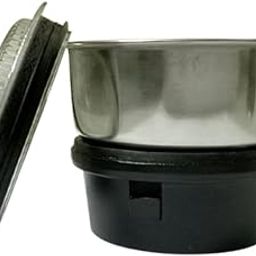Punith Mini Chutney Jar 180 ml – Heavy Quality | Specially for Baby Food Processing | Fits 2 Lock & 4 Teeth Coupler Mixer Grinders Only-10