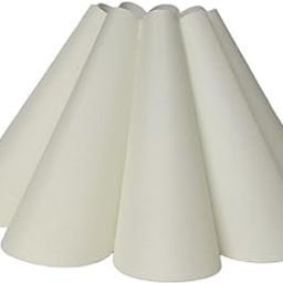 CALANDIS™ Petal Shaped Lampshade Floor Lamp Home Bedroom Office Cloth Table Lamp Cover Bottom Dia 40cm | Lamp Shades | Lamps, Lighting & Ceiling Fans-15