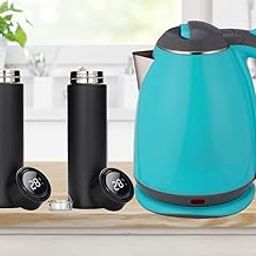 EVK® 1.8 litre Electric Kettle and 2 Smart LED Temperature Bottle 500ML Combo used for boiling Water, Making Tea and Coffee, Instant Noodles, Soup, 1500 Watt with Auto Shut- off Feature-6