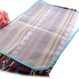 MYSHANATURAL Heat Resistant Ironing Cloth Protective Insulation Pad Home Ironing Mat Mesh Net Ironing Cloth Guard Protects Clothing Iron Delicate Garments Clothes Random Color (1)-1