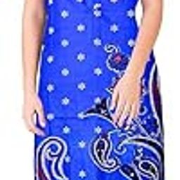 Women's Cotton Printed Soft Comfortable Sleepwear Maxi, Nighty, Gown, Nursing, Feeding and Maternity Dress (Brown, L-Free Size) (X-Large, Multicolor-G)-image-57