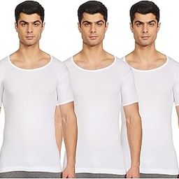 Men's Cotton Vest (Pack of 3) (8903978687391_JN VEST RNS _80_White/Small)-30