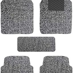 Autozoom Grass PVC Mats, 12Mm Thickness, 100% Waterproof and Dustproof Car Floor Foot Mats, Universal Fit in All Cars, Complete Set of 5 Piece, Compatible with -Brezza (2023) (Grey)-image-37
