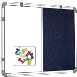 OBASIX® Classic Series Combination Board 3x4 Feet (Non-Magnetic Whiteboard with Blue Pin-up Notice Board) CWBPBB90120 | Aluminium Frame-17