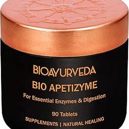BIOAYURVEDA Apetizyme Supplement for Support Digestive Health and Essential Enzymes for Men and Women 90 Tablet-image-0