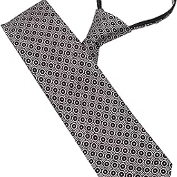leonardi Men’s Formal Zipper tie | Handmade | Microfiber | Standard Size | Premium fabric | Superior Zip | Packaging - Folder | Colour - Maroon -1 tie (Set of 1)-picture-17