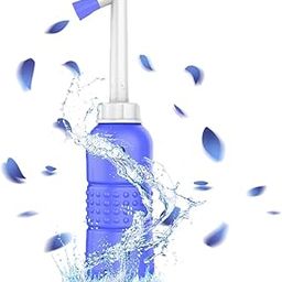 450ml EVA Portable Handheld Travel Bidet Spray Bottle for Personal Hygiene Care (26 x 7 x 7cm, Blue)-30