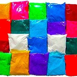 DMS RETAIL Multicolor Rangoli Colors Powder for Diwali Decoration/Floor Decortions, Set of 8 Packets - 100 Grams Each (White Rangoli Color Powder 200 Grams Free)-image-65