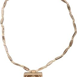 DEV SAMAGRI Original Tulsi bhaktmaal Locket/Mala with Radha Name Beads (22 Inches) for Men & Women-image-97