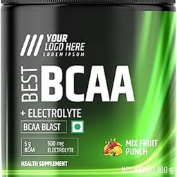 Urjiva NUTRITION Best BCAA +Electrolyte Pineapple Flavour Health Supplement BCAA (300 GM, MIX FRUIT)-image-29