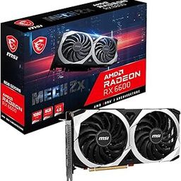MSI Gaming AMD Radeon RX 6600 pci_e_x16 128-bit 8GB GDDR6 DP/HDMI Dual Torx Fans FreeSync DirectX 12 VR Ready Graphics Card (RX 6600 MECH 2X 8G)-28