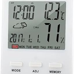 ABS Digital Temperature And Hygrometer, For Industrial, With Weather Station Temperature Humidity, CX-319-picture-19