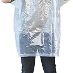 Unisex Waterproof Durable Half-Sleeve Poncho: Weather-Resistant, Versatile Outerwear for adult men women free size Pack of 5-picture-43