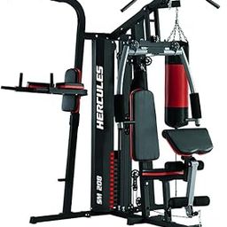 Hercules Fitness Multi Gym SM208 160 lbs Home Gym Multi Gym 3 Station Machine All in one equipments for Workout Machine Chest Biceps Shoulder Back Triceps Legs Muscle Multiple use Exercise-image-48