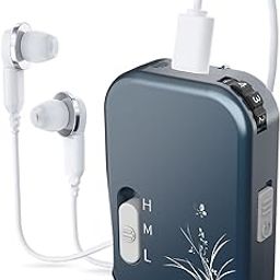 F81P Rechargeable Pocket Hearing Aid For Severe & Profound Hearing Loss, Pocket Wired Hearing Aid (FOR BOTH EAR)-image-30