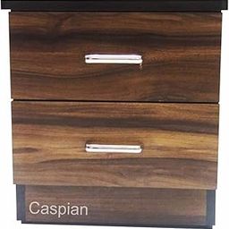 CASPIAN Furniture Engineered Wood Bedside Table with 2 Drawers in Coffee Brown Bedroom Furniture | Lamp Table | Drawers Cabinet-12